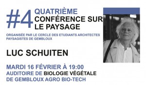 4e conférence du Cercle des Architectes Paysagistes à Gembloux