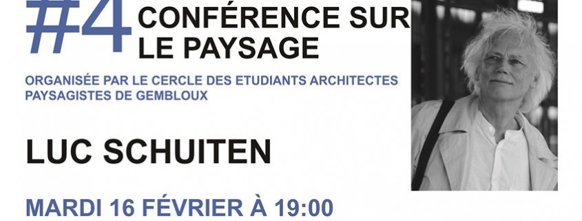 4e conférence du Cercle des Architectes Paysagistes à Gembloux