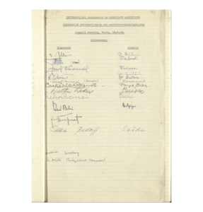 Présence 1er conseil - Paris - 18 juin 1949